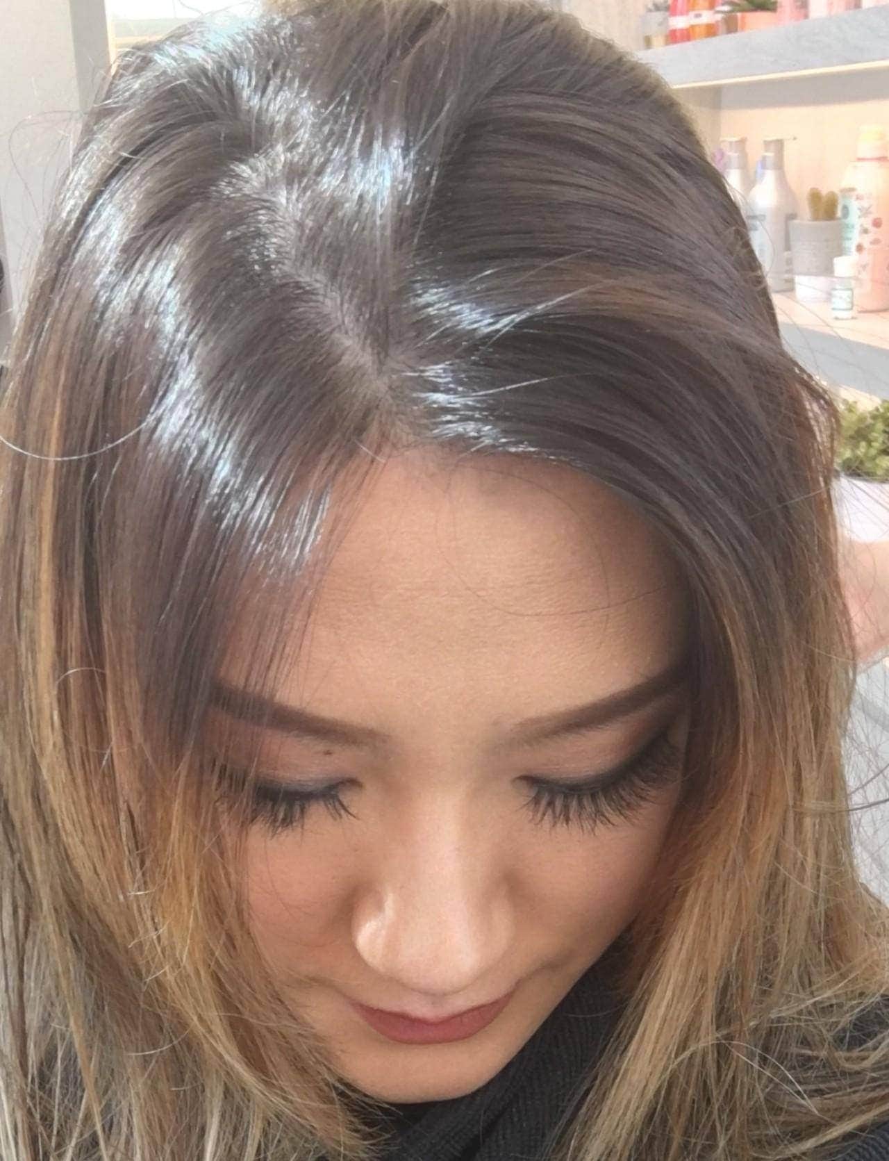 Custom Balayage at N15 Salon - Kerina Mango Custom Balayage at N15 Salon - Kerina Mango