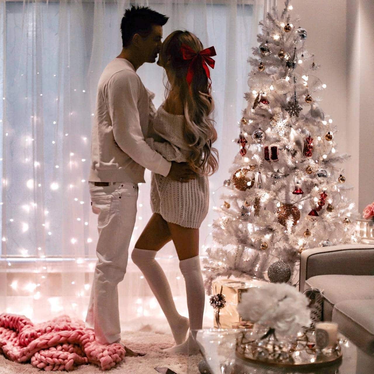 home decor cute couple holiday christmas