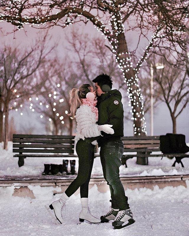 winter romance skating