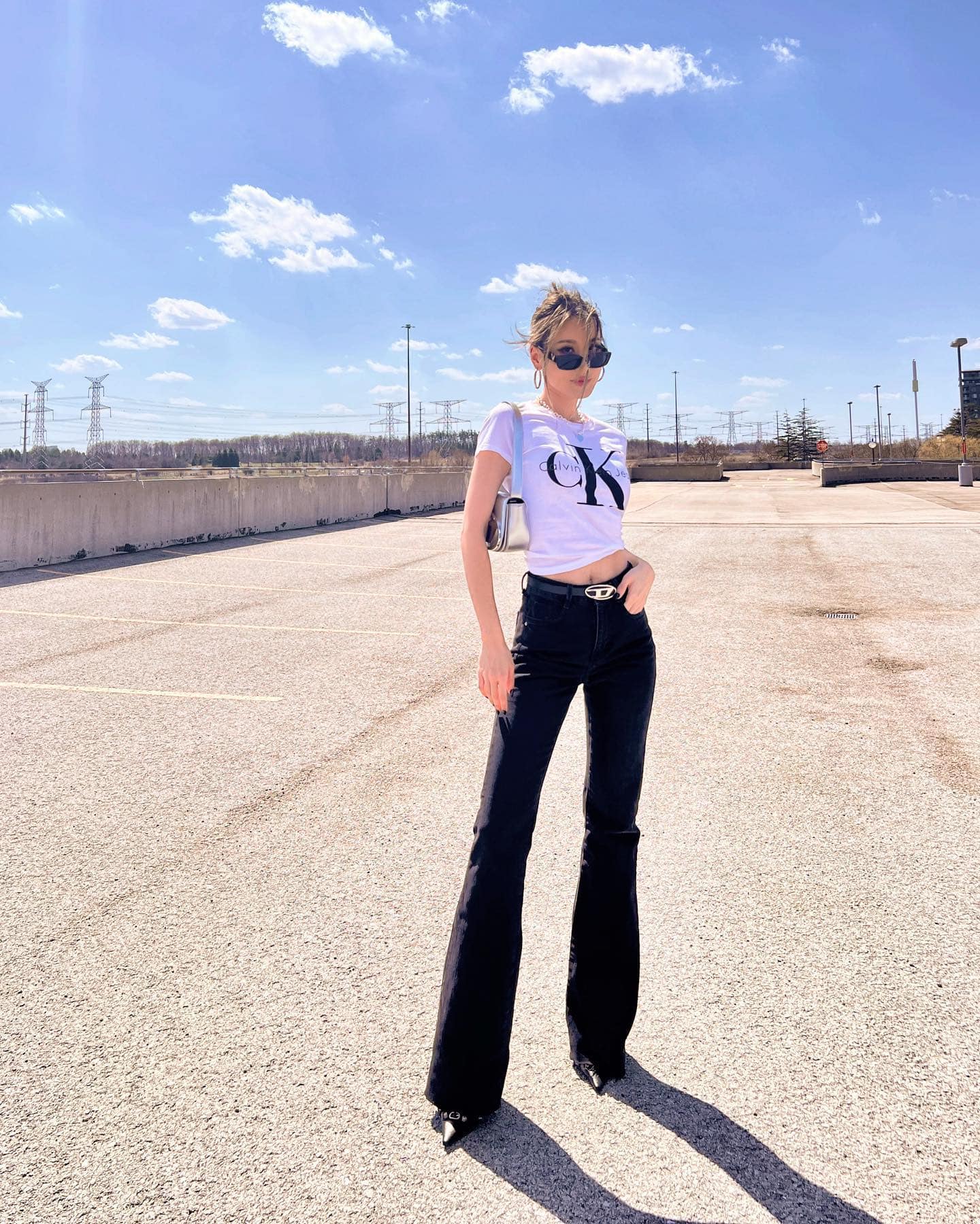Spring lasted for 1 second and summer’s here ☀️ outfit thrifted from @thredup use code KERINA for 40% off your first order! #thredup #ad