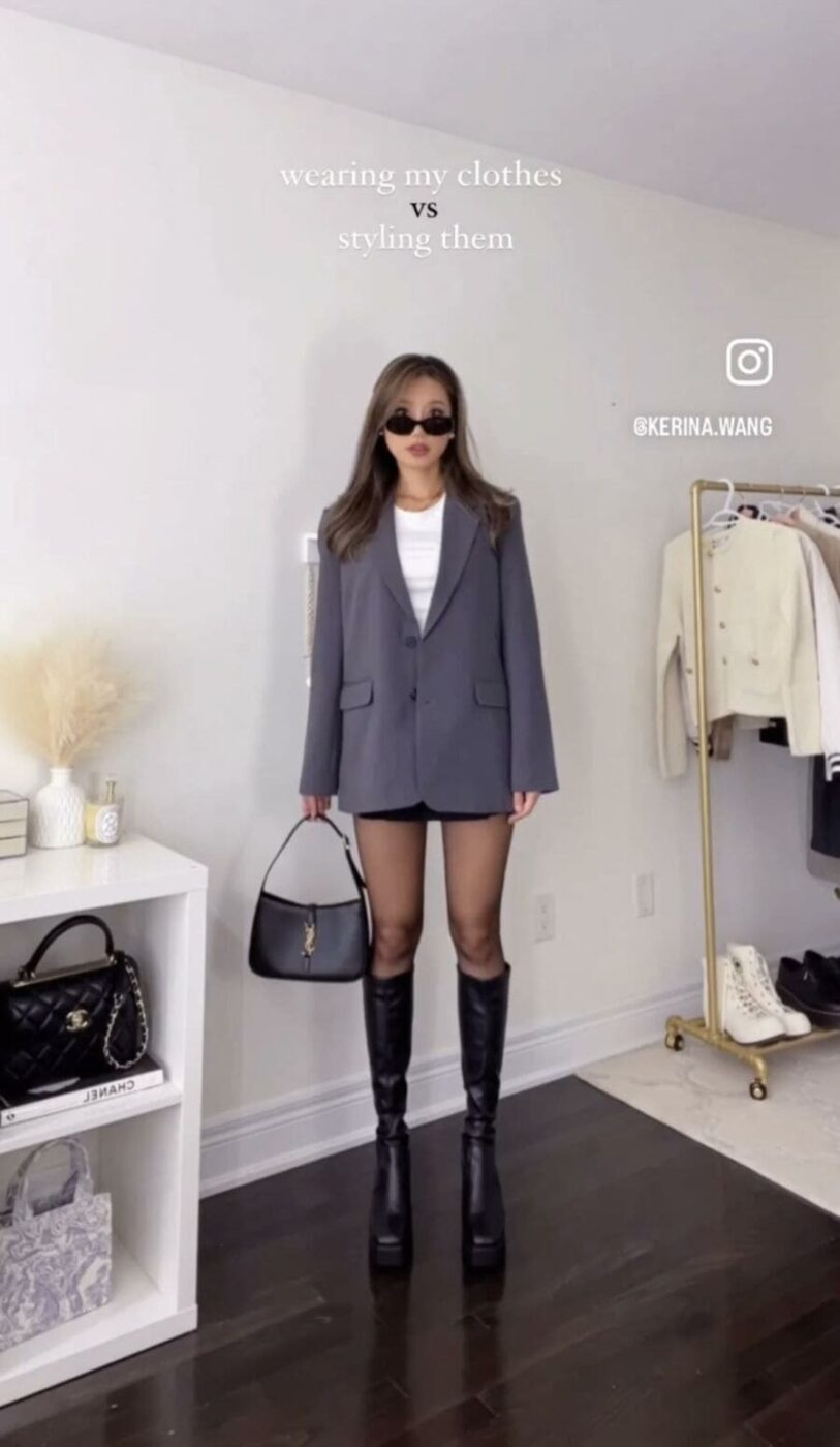 Kerina Wang - wearing vs styling your clothes